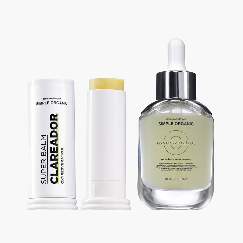 Solução Oxyresveratrol + Super Balm Clareador